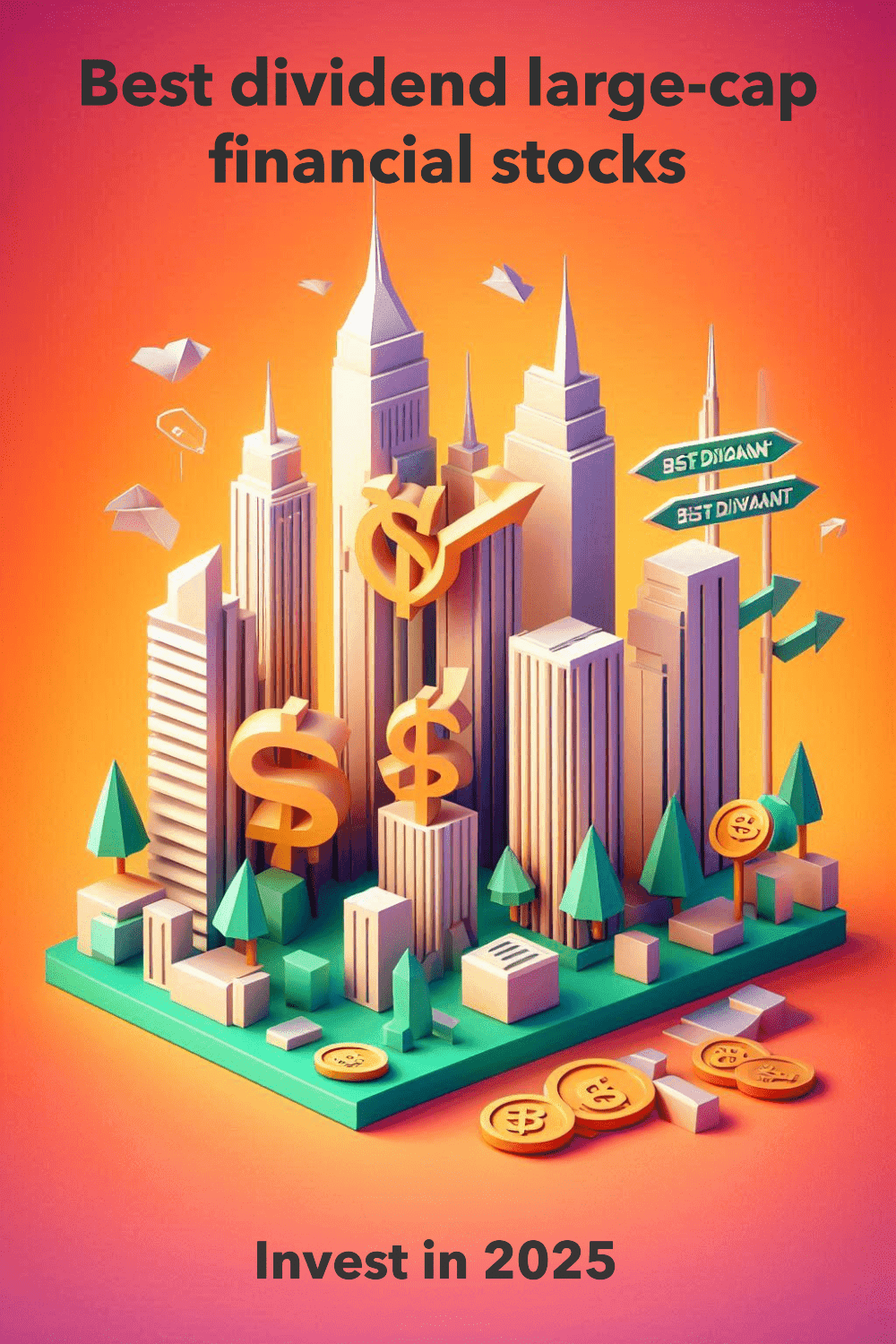 Best dividend large-cap financial stocks for 2025