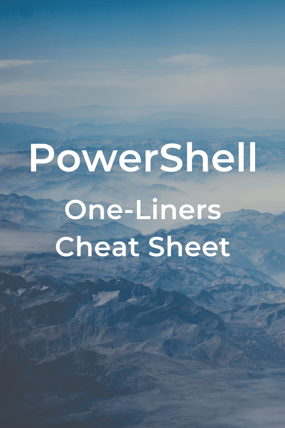 PowerShell one-liners cheat sheet