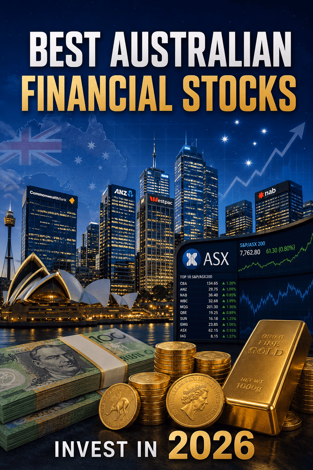 Best Australian financial stocks to invest in 2026