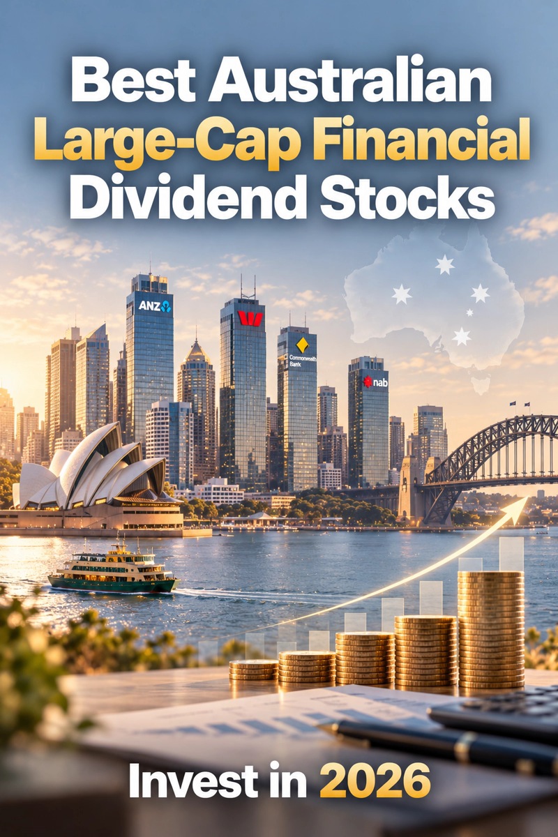 Best Australian large-cap financial dividend stocks to invest in 2026