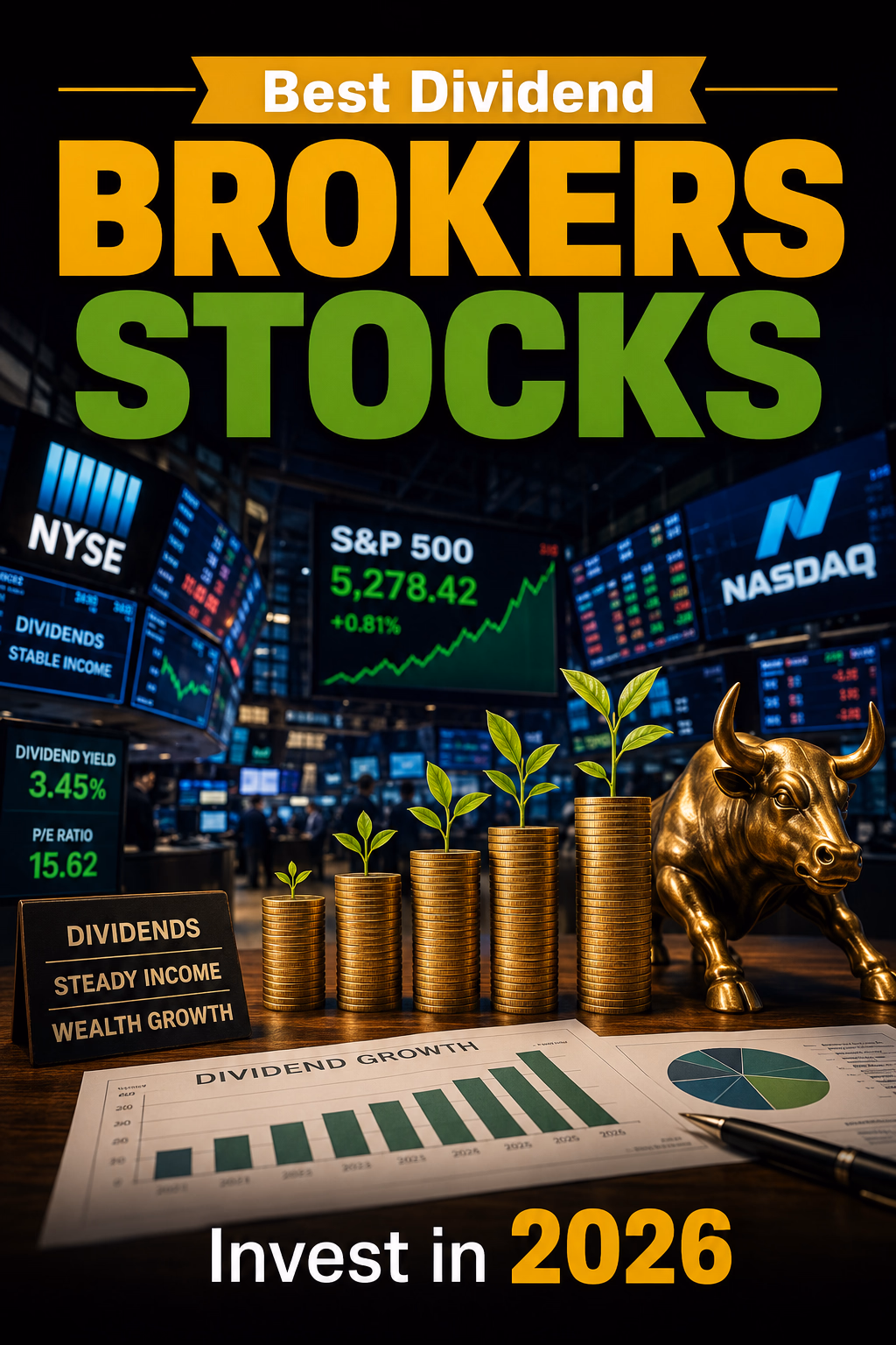 Best dividend brokers stocks to invest in 2026