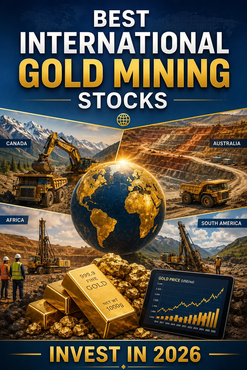 Best international gold mining dividend stocks to invest in 2026