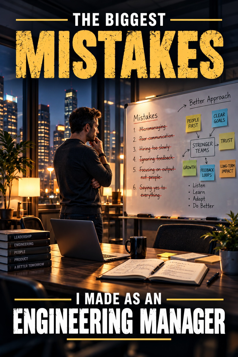 The Biggest Mistakes I Made as an Engineering Manager