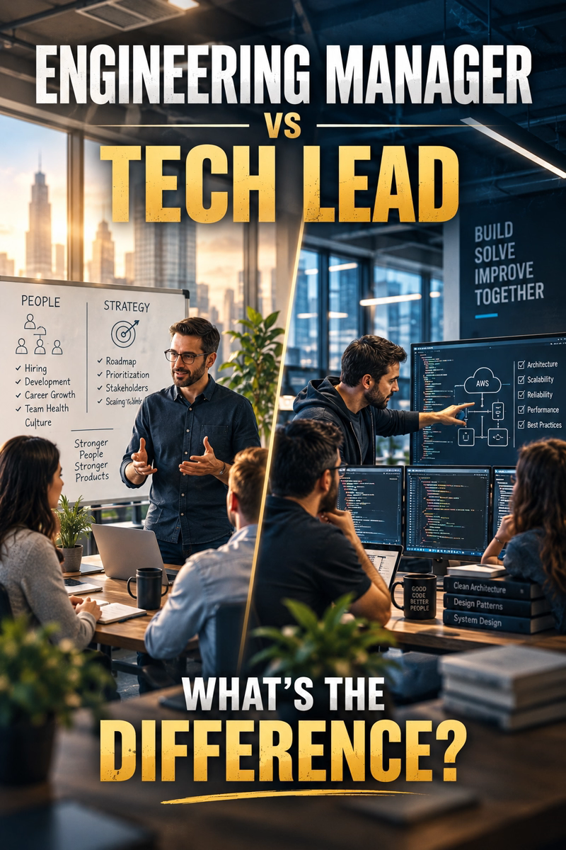 Engineering Manager vs Tech Lead: What's the Difference?