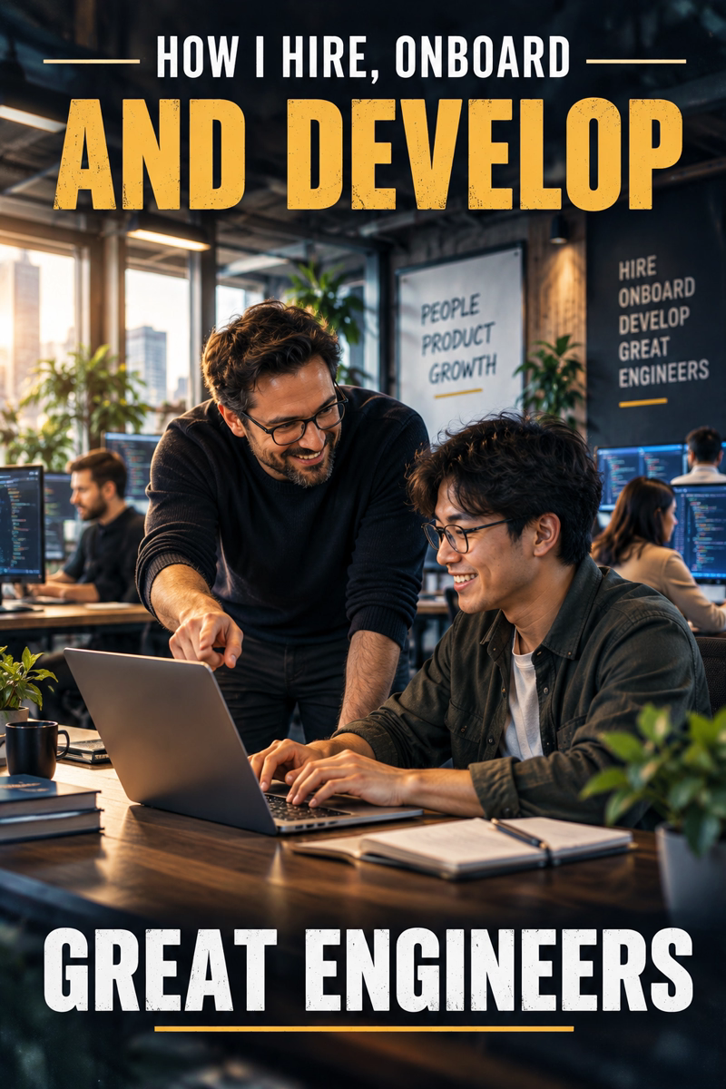 How I Hire, Onboard, and Develop Great Engineers