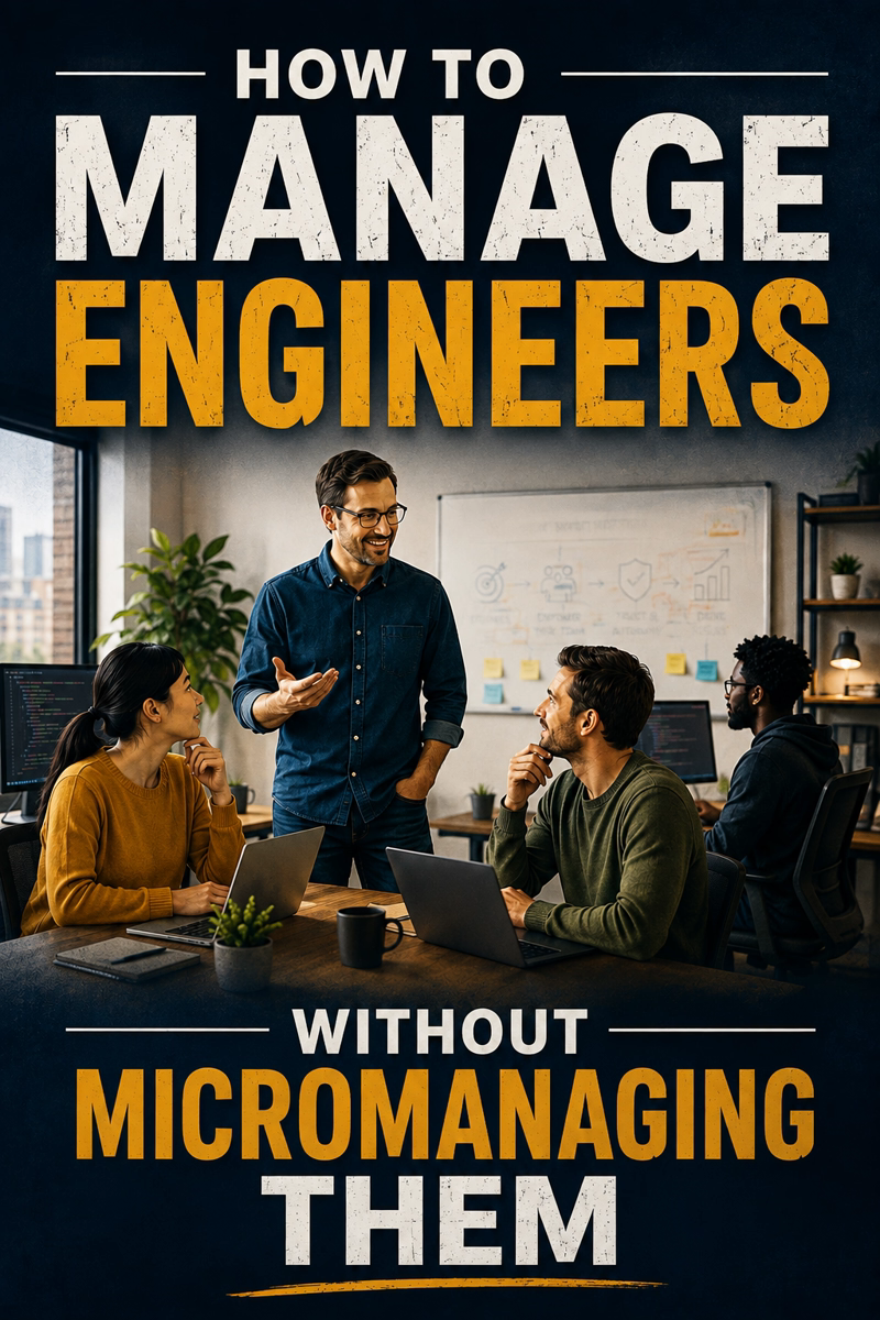 How to Manage Engineers Without Micromanaging Them